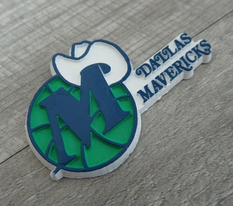 Dallas Mavericks Vintage NBA Rubber Fridge Magnet Standings Board Basketball Cover