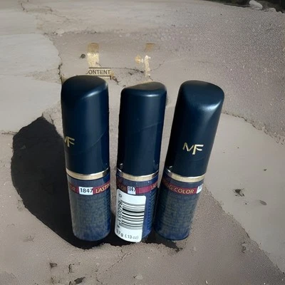 Max Factor Lasting Color Lipstick -Exhilarated # 1847 Set Of Three - Image 1 of 3