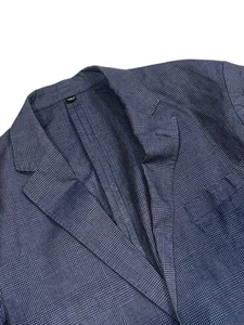 J Crew Ludlow Blazer Men’s 38S Somelos Cotton Linen Blend Unstructured Check - Picture 1 of 11