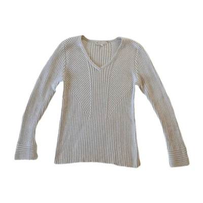 Suéter Tejido con Cable Algodón Orgánico Crema Diseños Indígenas Talla S Hecho en Perú Foto 1 de 4