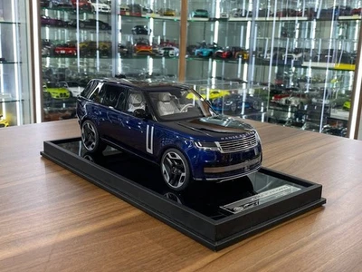 MotorHelix Range Rover Autobiography 2022 Constellation blue Ltd.Edn[1/18 Resin] - Image 1 of 4