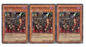 Yugioh - 3X ladrones de escorpión oscuro - común - ilimitado - DB2-EN227 - casi como nuevo - Imagen 1 de 1