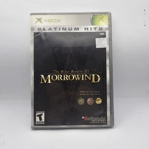 Elder Scrolls 3 Morrowind platinum hits Xbox - CiB no Manual Tested - Picture 1 of 6