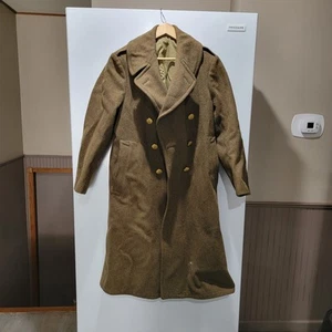¿Original años 40? Gabardina uniforme del ejército de los Estados Unidos de la Segunda Guerra Mundial abrigo de lana vintage de la Segunda Guerra Mundial - Imagen 1 de 13