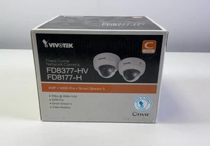 Vivotek FD8377-HV 4 Megapixel WDR Pro Weather Proof Vandal Resistant Fixed Dome - Picture 1 of 2