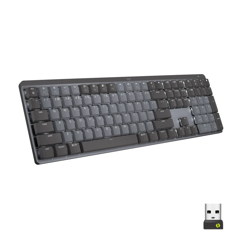 Logitech MX Mechanical Wireless Illuminated Performance Keyboard, Tactile Quiet  - Image 1 of 1