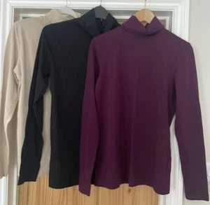 Long Tall Sally. 3 X Polo Necks. Size 14/16 - Picture 1 of 4