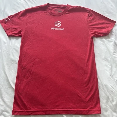 Camisa de voleibol Mizuno para mujer roja talla Xs manga corta EE. UU. Foto 1 de 4