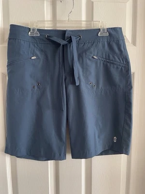 Bermudas Free Country para mujer talla M 8-10 azul secado rápido Foto 1 de 4