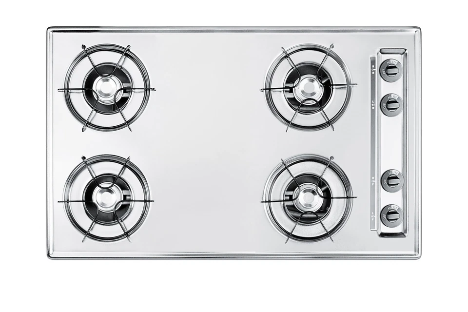 Summit ZNL053 хром 30"W 4 горелки газовая варочная панель - Изображение 1 из 1