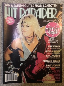 Vintage HIT PARADER Heavy Metal Magazine - Jan 1985 - Mötley Crüe - No Poster - Picture 1 of 2