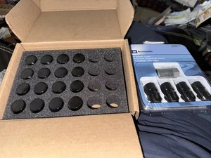 2020/2025 Corvette C8 Gloss Black 16x OEM GM With Factory GM Locking Lugs 4x New - Picture 1 of 6