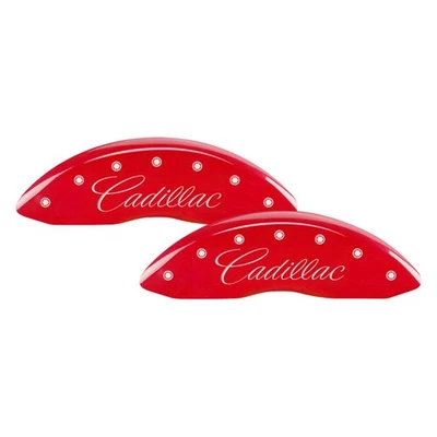 For Cadillac SRX 04-09 Caliper Covers Gloss Red Caliper Covers w Cadillac / STS — 第 1/3 张图片
