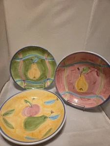 Caleca handbemalt Keramik Set Italien Obst hell verspielt sonnig fröhlich Obst - Bild 1 von 7