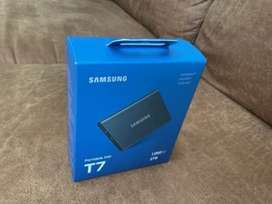 Samsung T7 2TB Portable External SSD - Titan Grey RRR £141 - Afbeelding 1 van 4