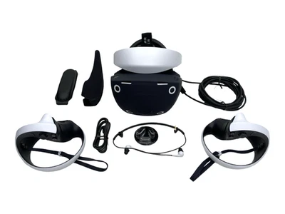 Genuine Sony PlayStation VR2 Gaming Headset Bundle PSVR2 - White - VG READ - Image 1 of 4