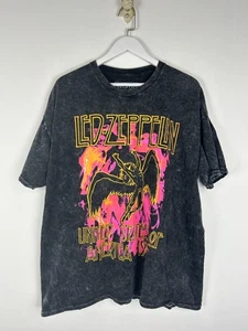 Led Zeppelin Graphic Tee XL Woman Shirt Cotton Band T-Shirt Extra Large - Picture 1 of 3