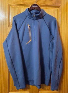 Sunice Golf Pullover Mens Large Blue Gray Quarter Zip Hiking Watre-repellent - Picture 1 of 7