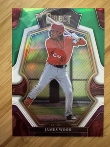 Oferta 15% • James Wood/60 verde-blanco-púrpura Prizm RC • 2023 Panini Select #117 - Imagen 1 de 3
