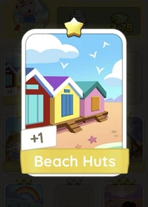 Beach Huts - Monoply Go Sticker Fast Sending!! - Picture 1 of 1