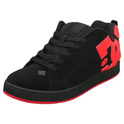 DC Shoes Court Graffik Womens Skate Sneakers in Black Pink - 9.5 US - Image 1 of 4
