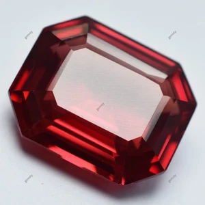 Padparadscha zaffiro naturale 15,15 ct pietra preziosa sfusa CERTIFICATA forma smeraldo - Foto 1 di 7