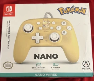 PowerA NANO Wired Controller für Nintendo Switch - Pikachu (Neu, Sealed) - Bild 1 von 8