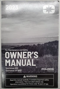 9941251 POLARIS SPORTSMAN 850,XP100 OWNERS MANUAL ULTIMATE TRAIL,RIDE COMMAND,LE - Picture 1 of 5