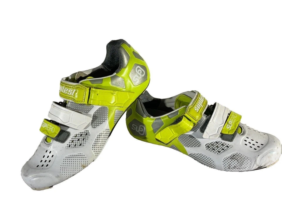 Sapatos de estrada de ciclismo de carbono SUPLEST EU41 US8 Mondo 262 cs579 - Imagem 1 de 4