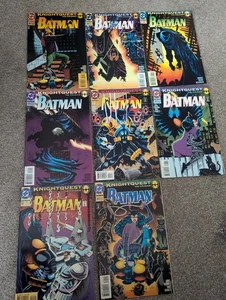 Batman Knightquest The Crusade Comic Series Bundle x8 1994 - Picture 1 of 7