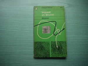 INQUEST ON BOUVET by SIMENON P/BACK 1962 1ST PENGUIN EDITION - Picture 1 of 5