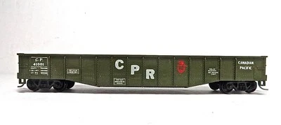 HO Athearn Built Pro-Custom Painted & Upgraded 50' Canadian Pacific CP Gondola - Image 1 of 4
