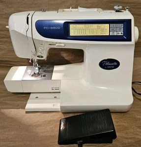 Brother PC-6500 Pacesetter Computerized Sewing Machine Denim Quilting W/ Pedal - Picture 1 of 8