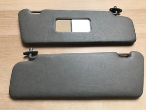 Sonnenblenden links + rechts Set in der Farbe GRAU für Mercedes W124 W201 NEU - Picture 1 of 3
