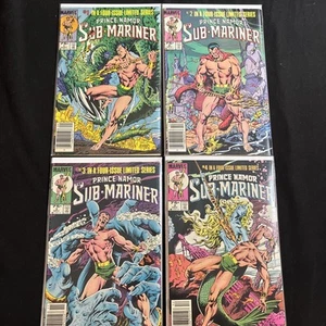 PRINCE NAMOR ,THE SUB-MARINER#1–4 MARVEL 1984 COMPLETE SET Newsstands   - Picture 1 of 1