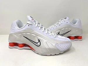 AR3565 103 Nike Shox R4 Retro White Phantom Picante Red US Size 9 Women’s - Picture 1 of 5