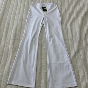 Halara Pants White Pull On Wide Leg Size M - Picture 1 of 7