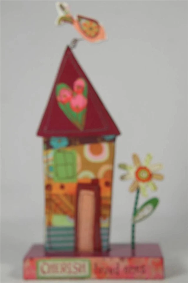 Figura en forma de casa Heartstrings de Carson 'Cherish Loved Ones' #19320 NUEVA Foto 1 de 1