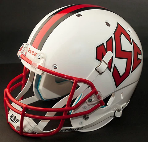 NORTH CAROLINA STATE WOLFPACK 1986-1998 Schutt GAMEDAY Football Helmet NC STATE Cover