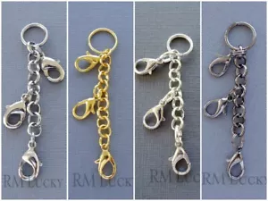 Extender 2,5" Rollenkette 6 mm passt schwimmend Charm Medaillon Halskette - Bild 1 von 11
