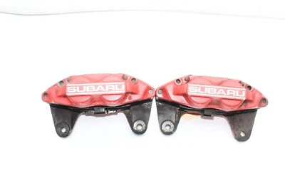 06-07 SUBARU IMPREZA WRX FRONT BRAKE CALIPERS LEFT & RIGHT PAIR Q8594 - Image 1 of 4