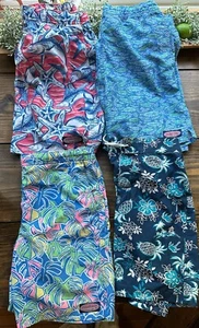 Vineyard Vines Crew Cuts Swim Trunks Boys XL 16 18 Youth Men’s Small Lot - Picture 1 of 22