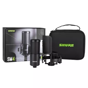 New Shure SM4 Dual-Diaphragm Condenser Home Recording Microphone Kit - Picture 1 of 2