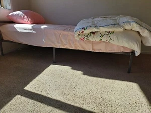 Bed Frame and Mattress set, include bedspread, pillow and fitted sheet  - Picture 1 of 3
