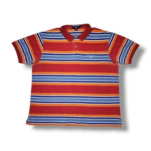 Polo deportivo Ralph Lauren vintage multicolor a rayas para hombre 2XL - Imagen 1 de 10