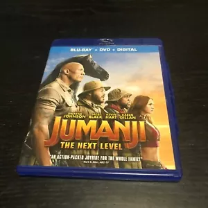 New Sealed "Jumanji: The Next Level" Blu-ray- DVD By Dwayne Johnson - Imagen 1 de 1