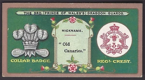 MITCHELL - REGIMENTAL CRESTS & COLLAR BADGES - THE 3RD (PRINCE OF WALES) DRAGOON - Picture 1 of 2