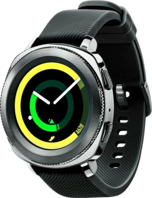 Samsung Galaxy Gear Sport 43MM SM-R600 WIFI Bluetooth Smartwatch Black FAST SHIP - Image 1 of 4