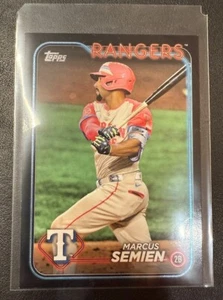 2024 Topps Update All Star Game Black 38 Marcus Semien 008/299 Texas Rangers - Picture 1 of 3