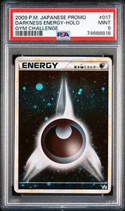 2009 Pokemon Japanese Promo Darkness Energy Holo Gym Challenge 017 PSA 9 MINT - Picture 1 of 2